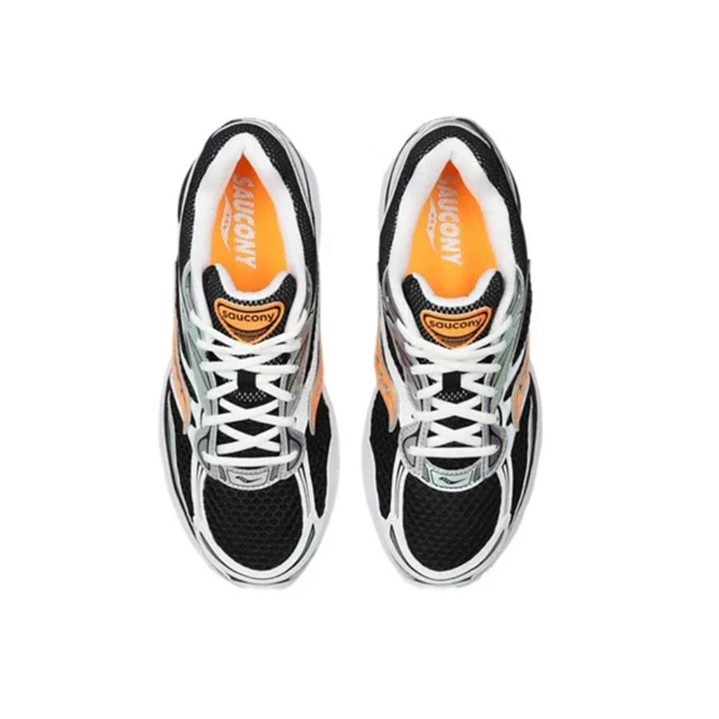 Saucony ProGrid Omni 9 Speed Shades White Black Orange