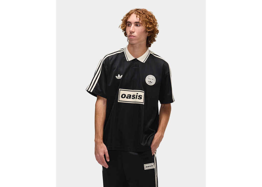adidas x Oasis Tour Jacquard Jersey Black