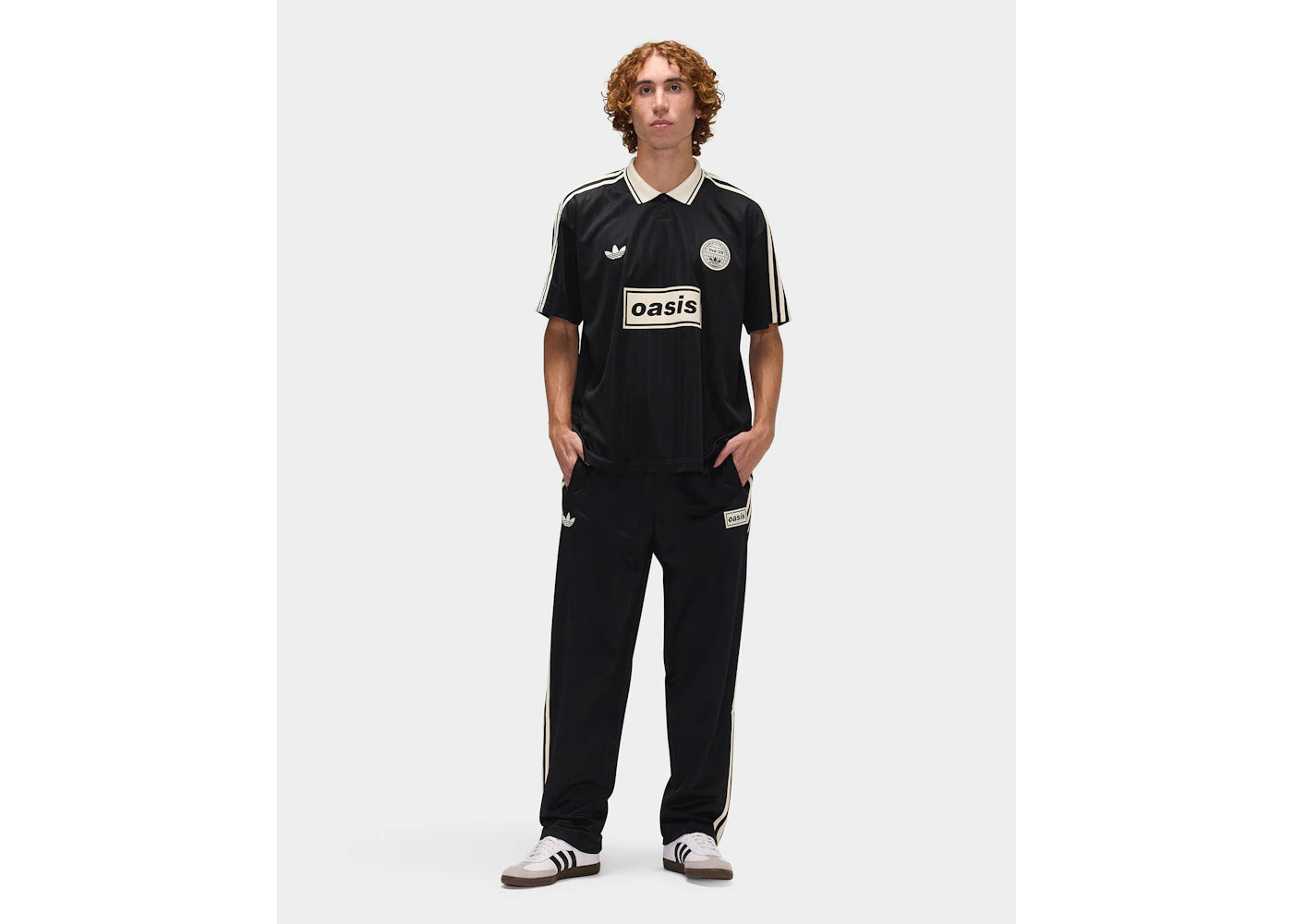 adidas x Oasis Tour Jacquard Jersey Black