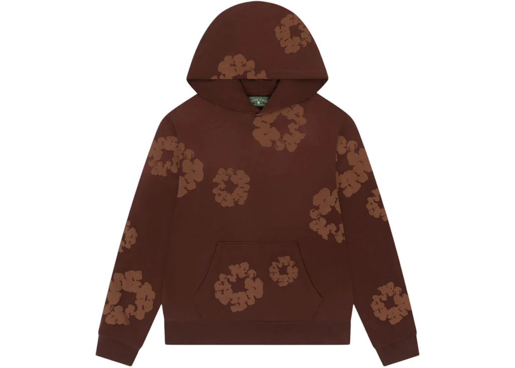 Denim Tears Mono Cotton Wreath Hoodie Brown