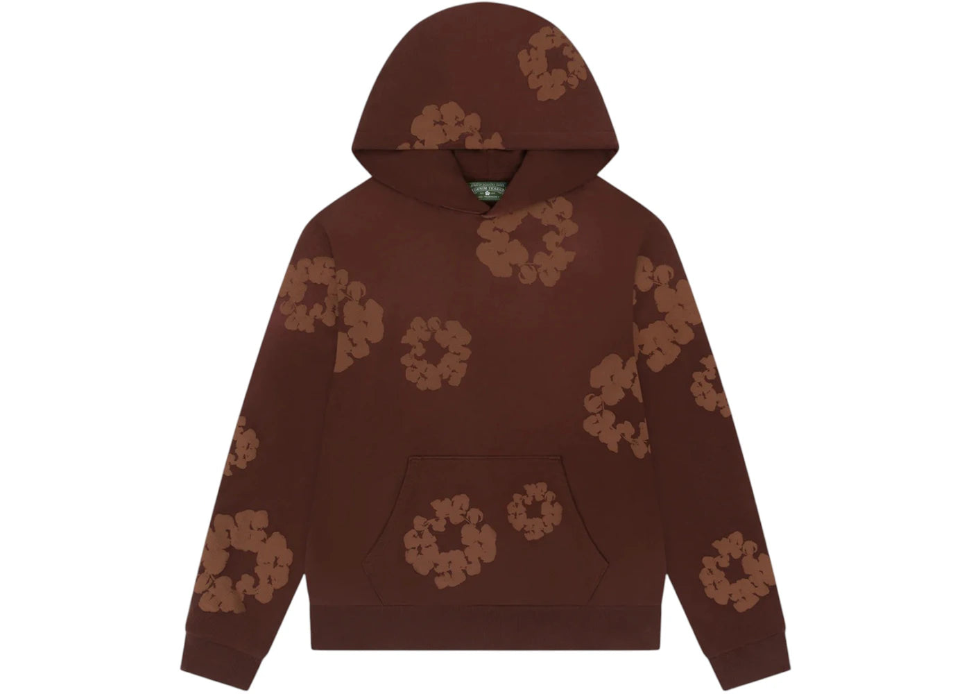 Denim Tears Mono Cotton Wreath Hoodie Brown