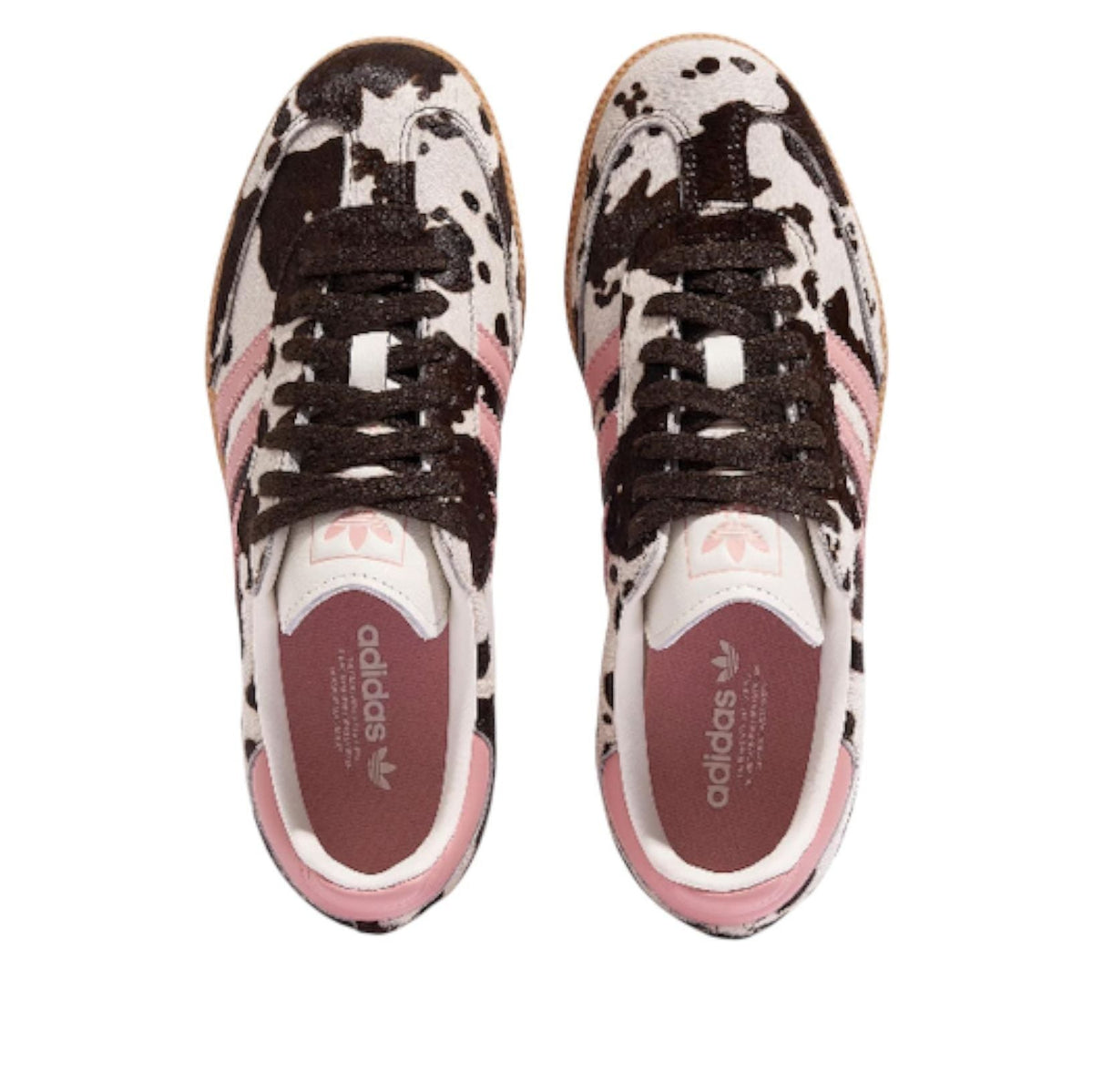 adidas Samba OG Cow Print Dark Brown Wonder Mauve W