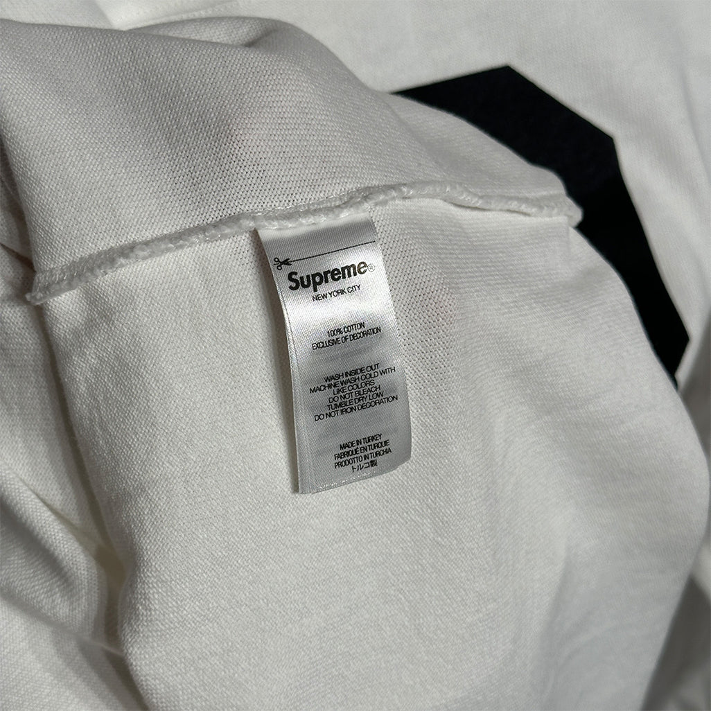 Supreme Affiliated L/S Football Top White Black - 6