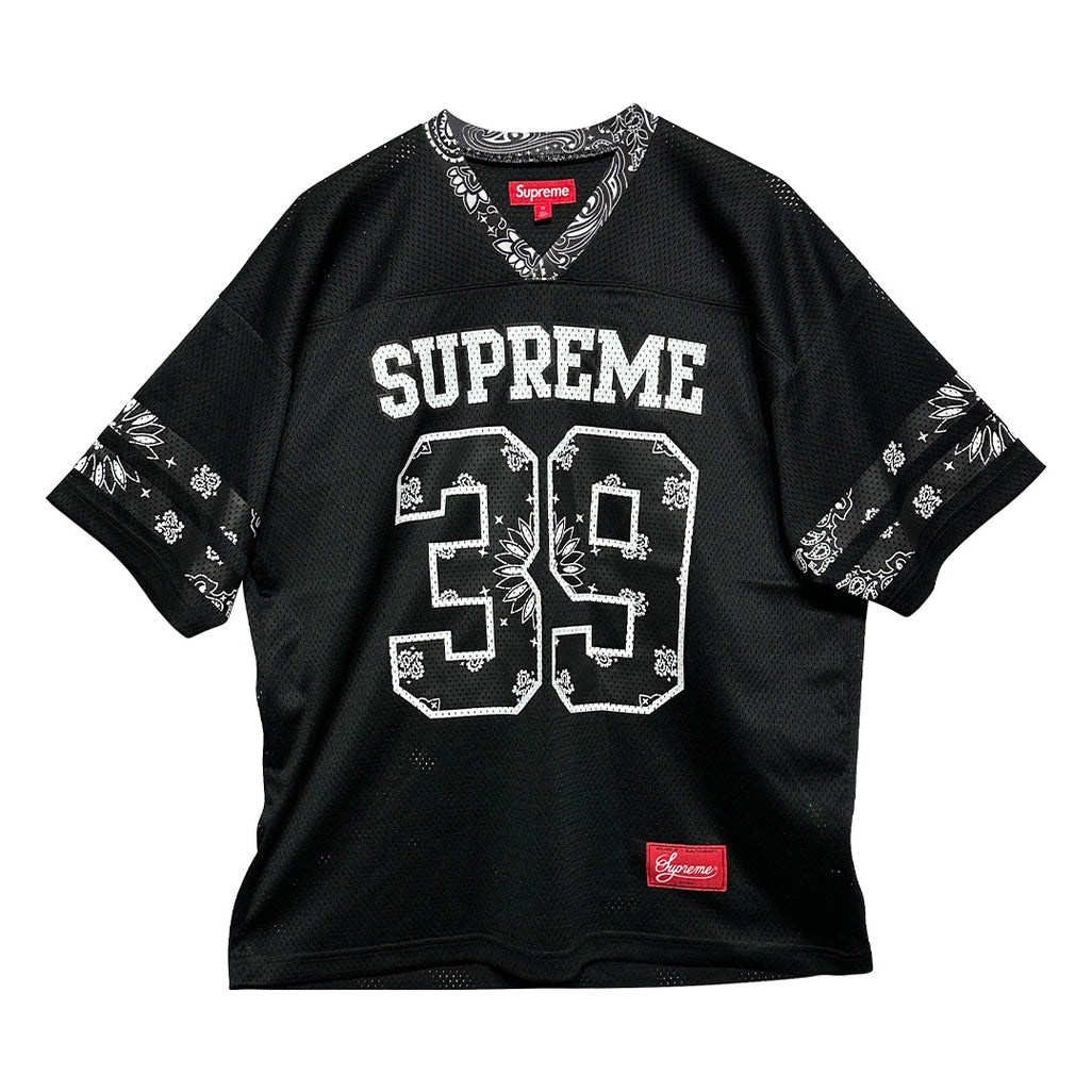 Supreme Bandana Football Jersey Black - 1