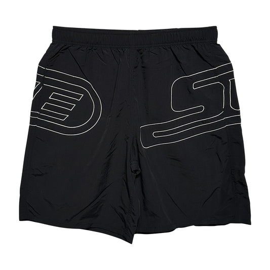 Supreme Big Logo Nylon Short Black - 1