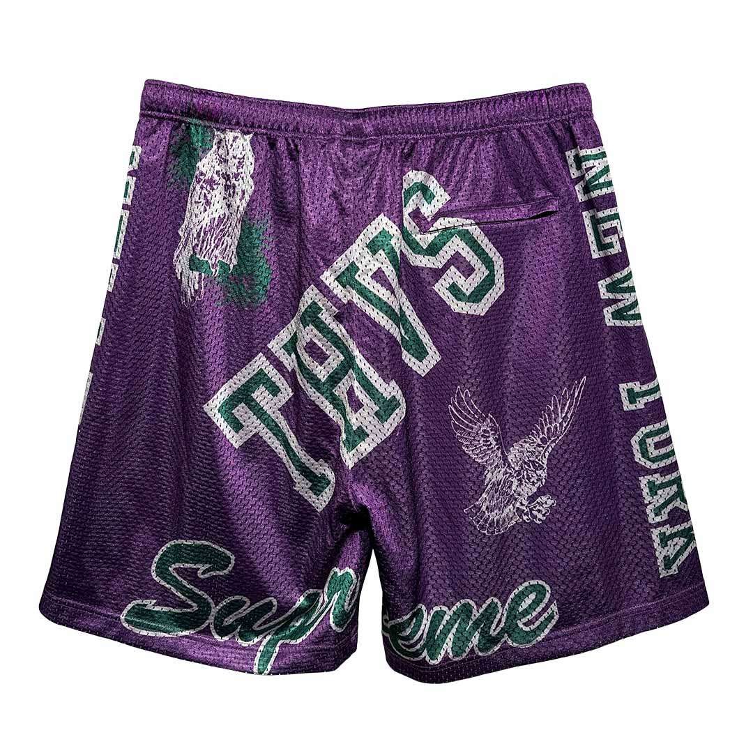 Supreme Varsity Mesh Short Purple - 2