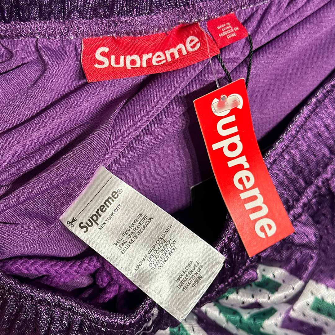 Supreme Varsity Mesh Short Purple - 3