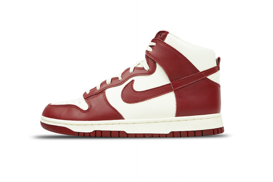 Nike Dunk High Sail Team Red W