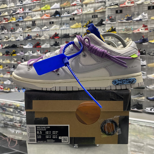 Off-White x Nike Dunk Low 'Lot 48 of 50' UK7.5*