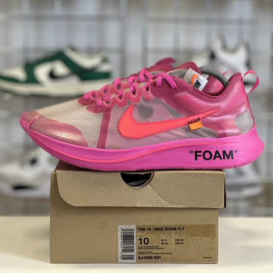 Nike Zoom Fly Off-White 'Pink' UK9