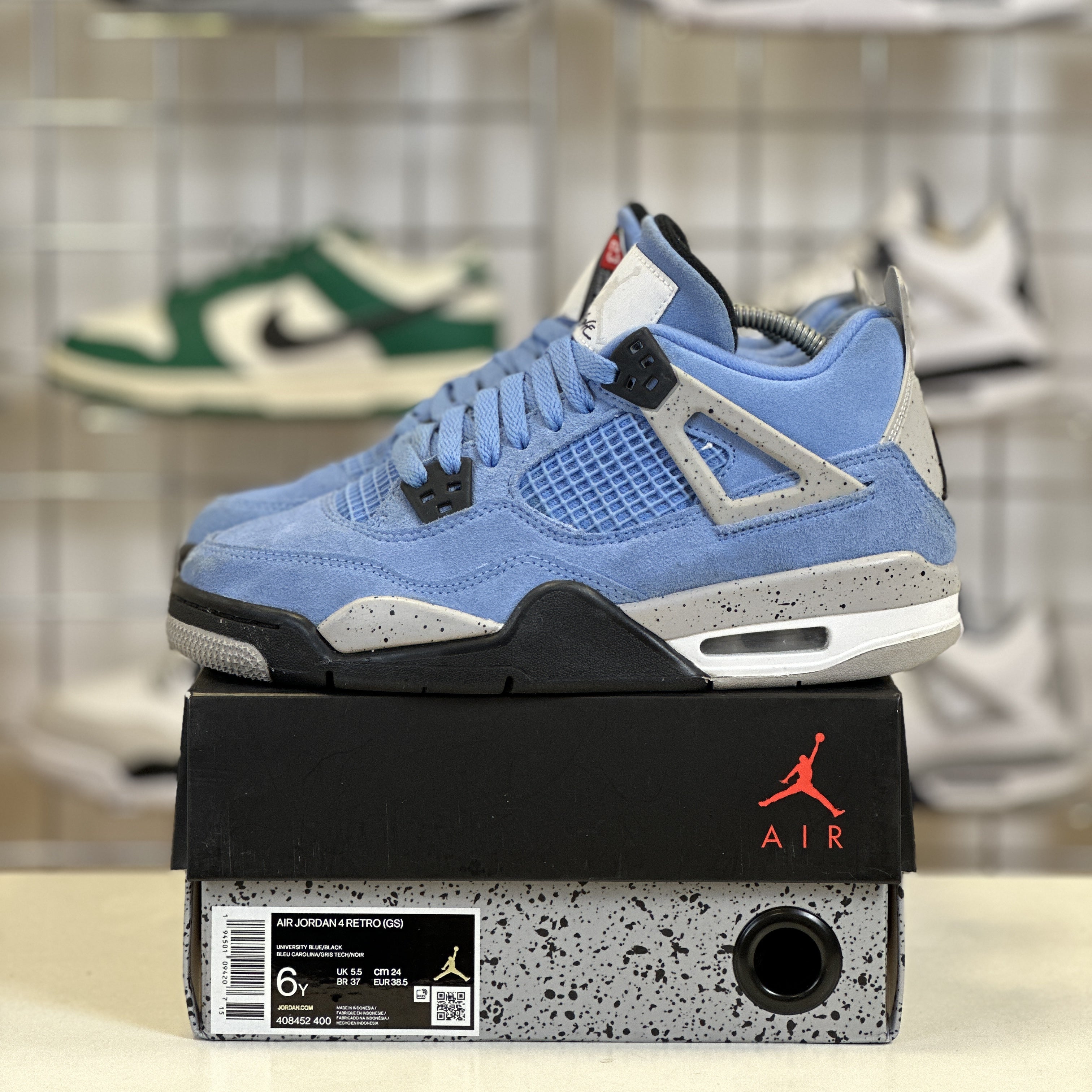 Jordan 4 retro outlet bleu