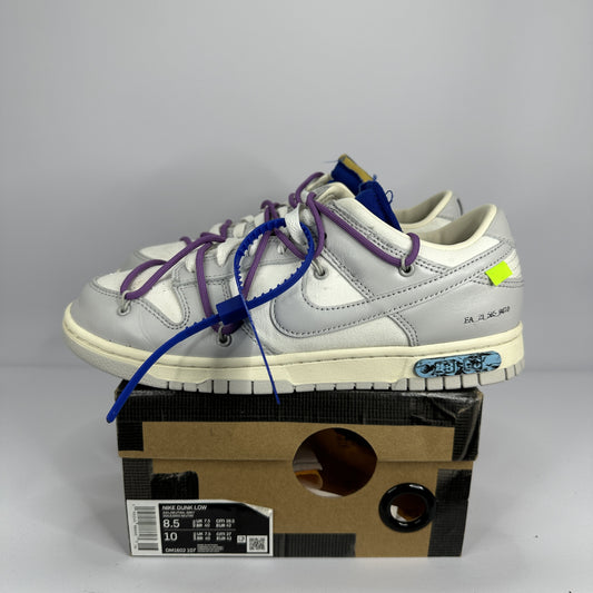Off-White x Nike Dunk Low 'Lot 48 of 50' UK7.5