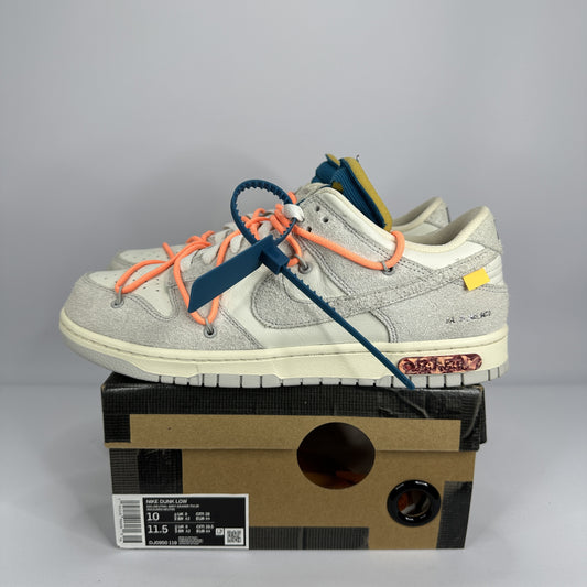 Off-White x Nike Dunk Low 'Lot 19 of 50' UK9*