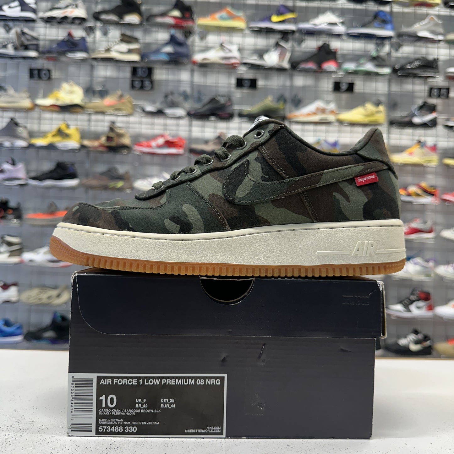 Nike Air Force 1 Low Supreme 'Camouflage' UK9