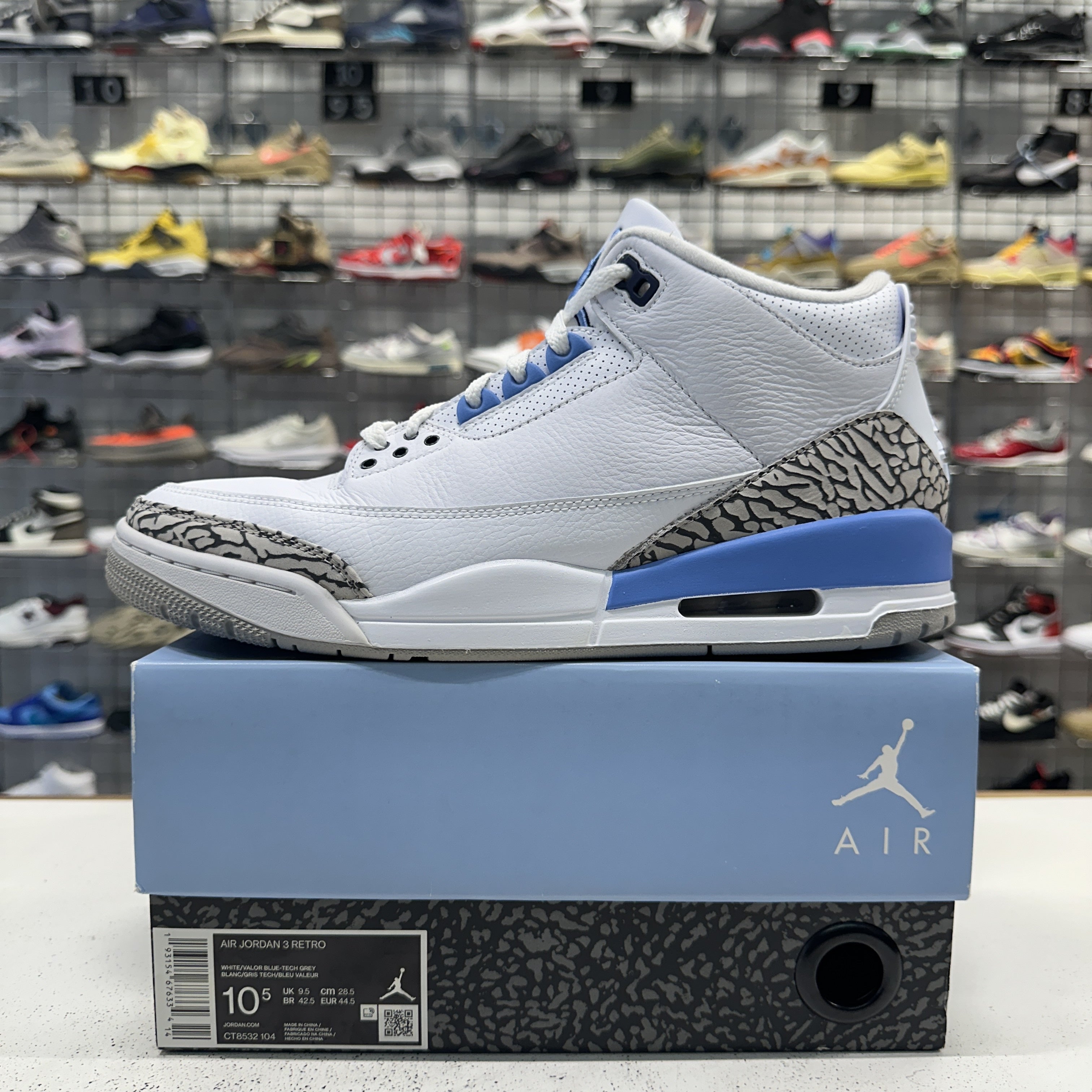 Nike jordan clearance retro 3 unc