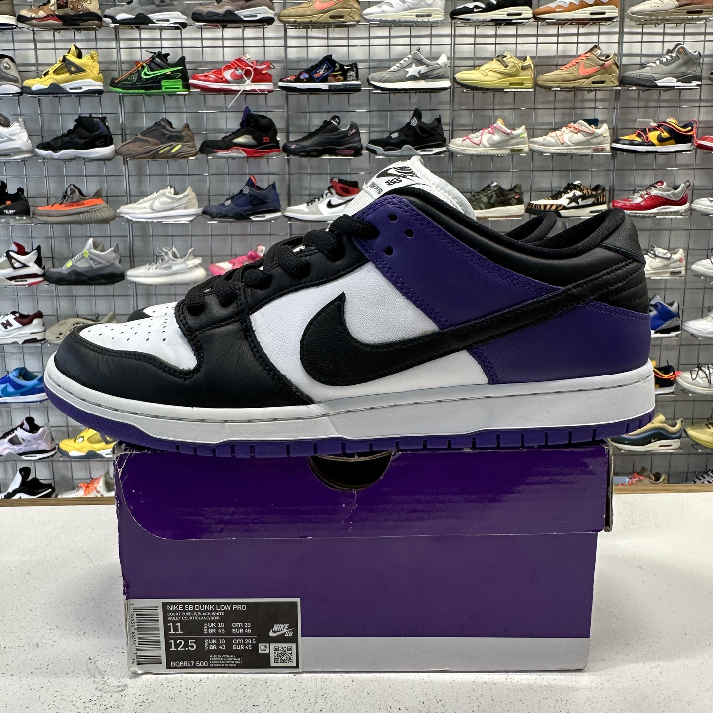 Nike Dunk Low SB 'Court Purple' UK10