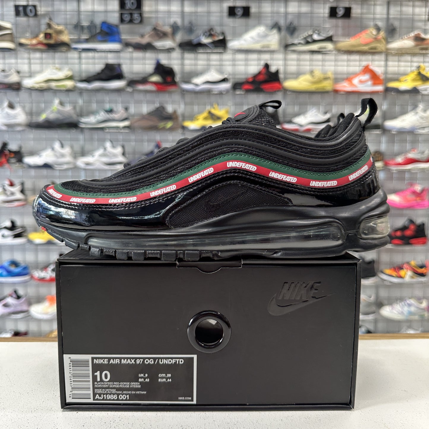 Nike Air Max 97 'Undefeated Black' UK9