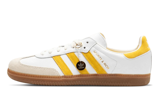 adidas Samba Sporty & Rich White Bold Gold Women - 1