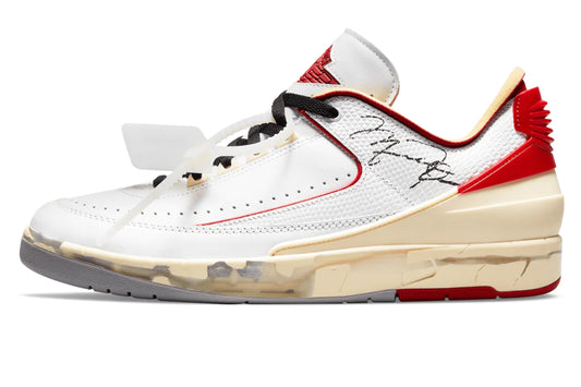 Jordan Off-White Air Jordan 2 Retro Low White Red - 1